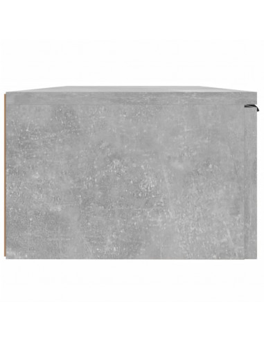 Mobili Pensili 2 pz Grigio Cemento 68x30x20cm Legno Multistrato