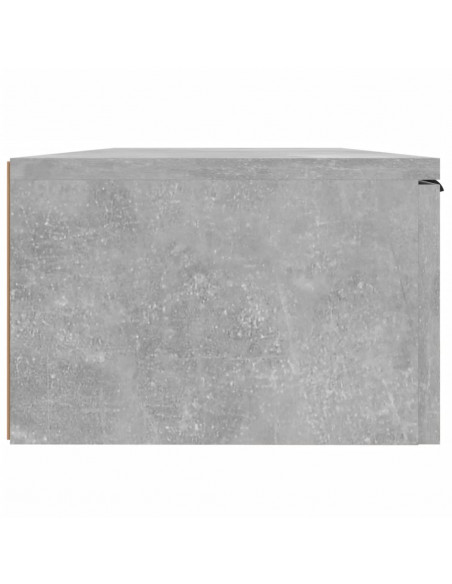 Mobili Pensili 2 pz Grigio Cemento 68x30x20cm Legno Multistrato