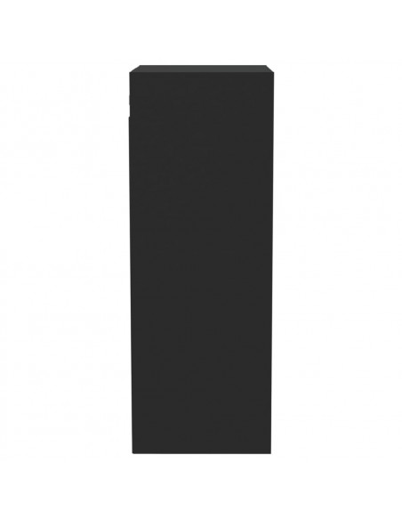 Mobile Pensile Nero 34,5x32,5x90 cm in Legno Multistrato