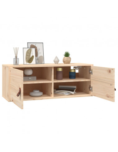 Pensili 2 pz 80x30x30 cm in Legno Massello di Pino