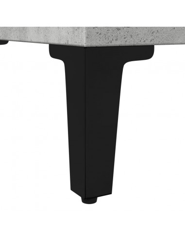 Armadietto Bagno Grigio Cemento 30x30x190 cm Legno Multistrato