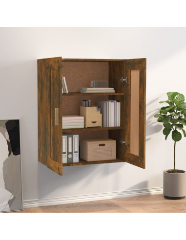 Pensile Rovere Fumo 69,5x32,5x90 cm in Legno Multistrato