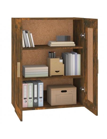 Pensile Rovere Fumo 69,5x32,5x90 cm in Legno Multistrato