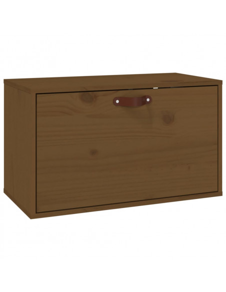 Pensile Marrone Miele 60x30x35 cm in Legno Massello di Pino
