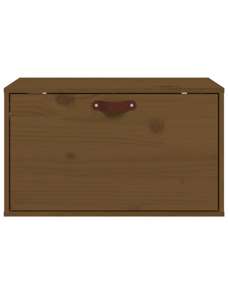 Pensile Marrone Miele 60x30x35 cm in Legno Massello di Pino
