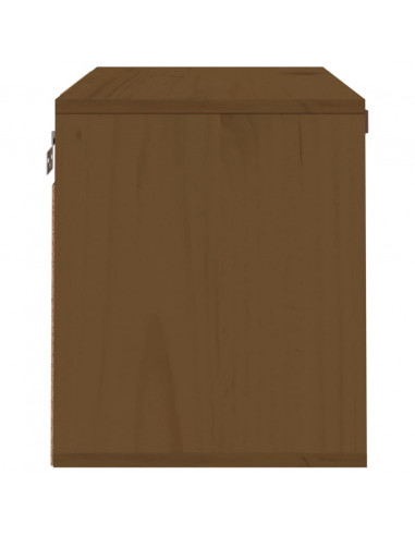 Pensile Marrone Miele 60x30x35 cm in Legno Massello di Pino