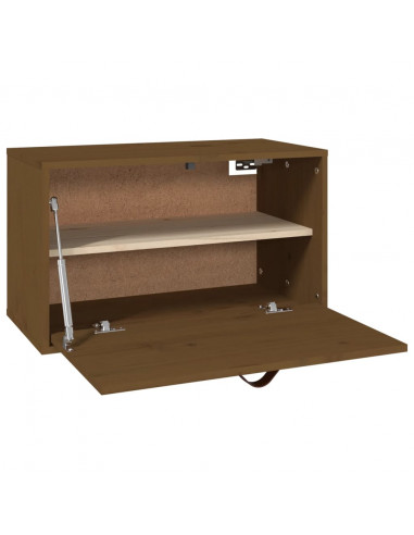 Pensile Marrone Miele 60x30x35 cm in Legno Massello di Pino