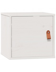 Pensili 2pz Bianchi 31,5x30x30 cm in Legno Massello di Pino 2