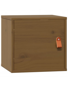 Pensili 2pz Marrone Miele31,5x30x30cm in Legno Massello di Pino 2