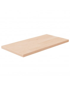 Ripiano 40x20x1,5 cm Legno Massello di Rovere Non Trattato 2