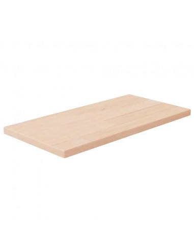 Ripiano 40x20x1,5 cm Legno Massello di Rovere Non Trattato