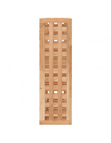 Mensola da Parete 49x15x49 cm in Legno Massello di Noce