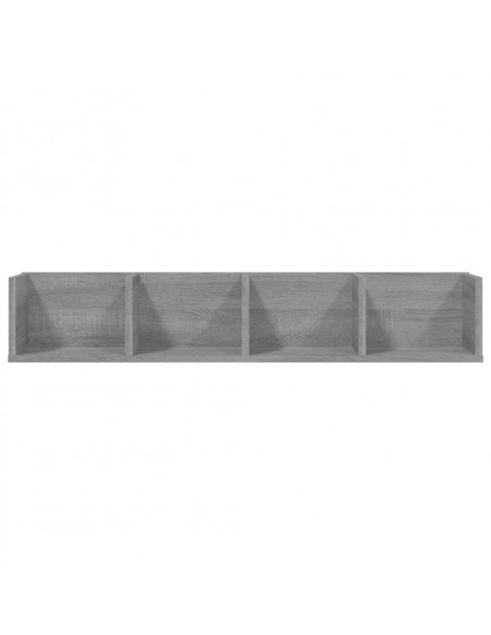 Mensola a Muro CD Grigio Sonoma 100x18x18 cm Legno Multistrato