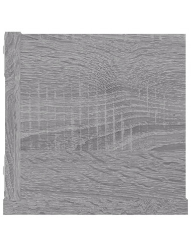 Mensola a Muro CD Grigio Sonoma 100x18x18 cm Legno Multistrato