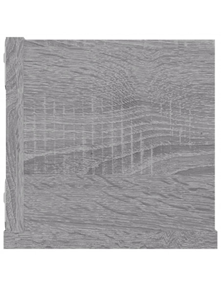 Mensola a Muro CD Grigio Sonoma 100x18x18 cm Legno Multistrato