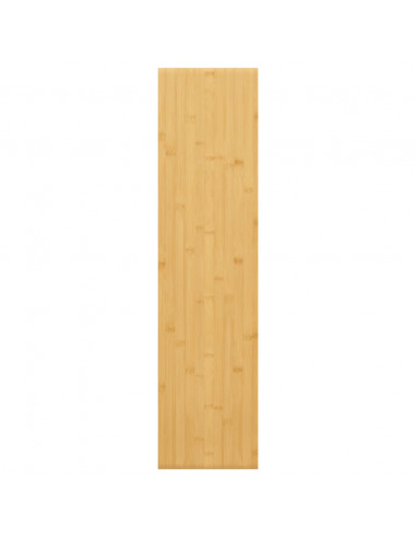 Scaffale a Parete 80x20x1,5 cm in Bambù