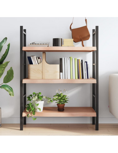 Ripiano Muro Marrone 80x50x(2-6) cm Massello Rovere Trattato