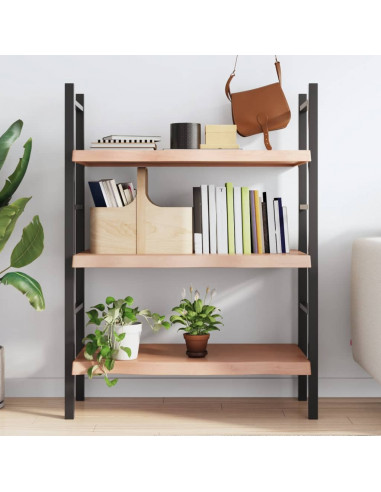 Ripiano Muro Marrone 100x60x(2-6) cm Massello Rovere Trattato