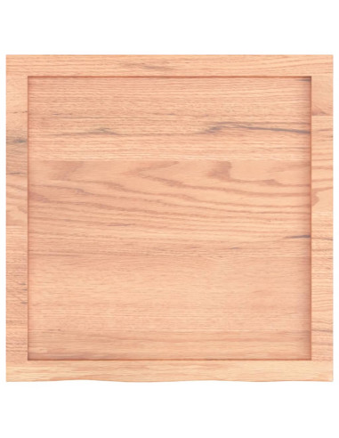 Ripiano Muro Marrone 60x60x(2-4) cm Massello Rovere Trattato