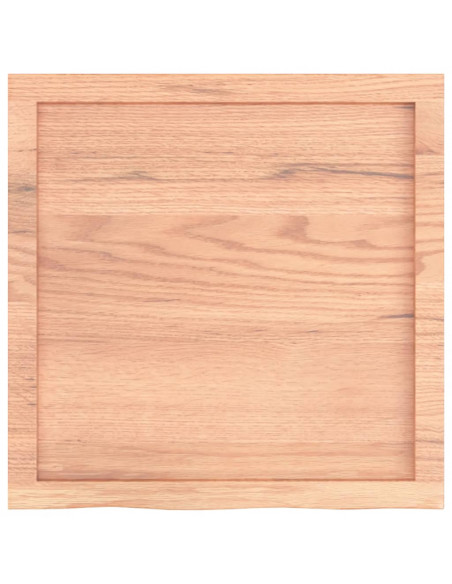 Ripiano Muro Marrone 60x60x(2-4) cm Massello Rovere Trattato