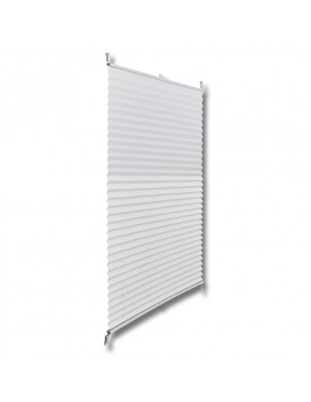 Tenda plissè 90x125cm bianca