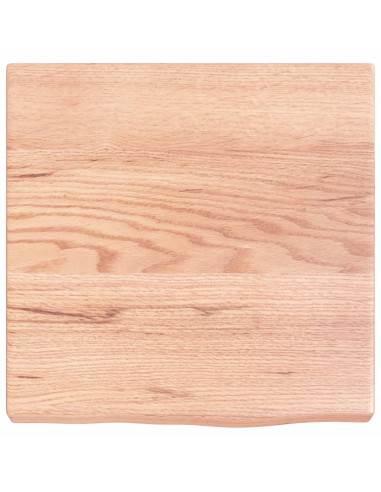 Ripiano Muro Marrone 40x40x(2-4) cm Massello Rovere Trattato