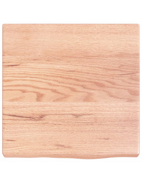 Ripiano Muro Marrone 40x40x(2-4) cm Massello Rovere Trattato