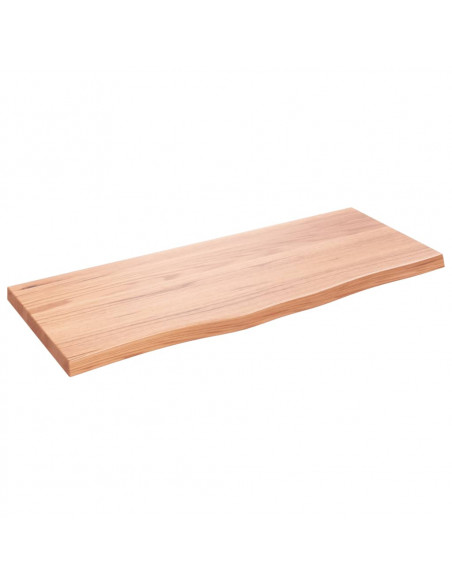 Ripiano Muro Marrone 100x40x(2-4) cm Massello Rovere Trattato
