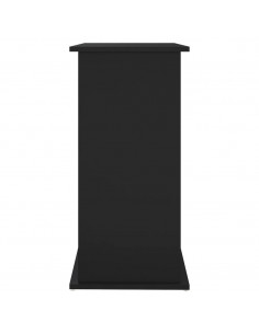 Supporto per Acquario 81x36x73 cm in Legno Multistrato Nero 2