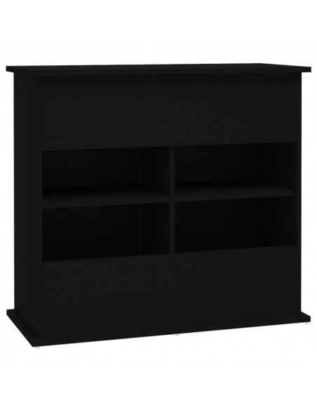 Supporto per Acquario 81x36x73 cm in Legno Multistrato Nero