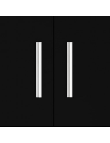 Supporto per Acquario 81x36x73 cm in Legno Multistrato Nero