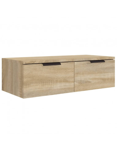 Armadietto a Muro Rovere Sonoma 68x30x20 cm Legno Multistrato