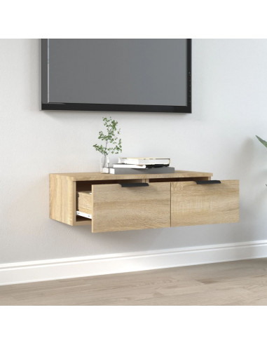 Armadietto a Muro Rovere Sonoma 68x30x20 cm Legno Multistrato