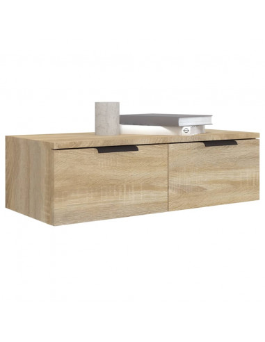 Armadietto a Muro Rovere Sonoma 68x30x20 cm Legno Multistrato