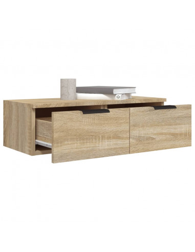 Armadietto a Muro Rovere Sonoma 68x30x20 cm Legno Multistrato