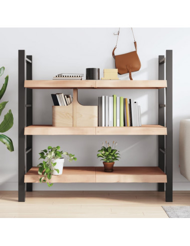 Ripiano a Parete 120x60x(2-6) cm Massello Rovere Non Trattato