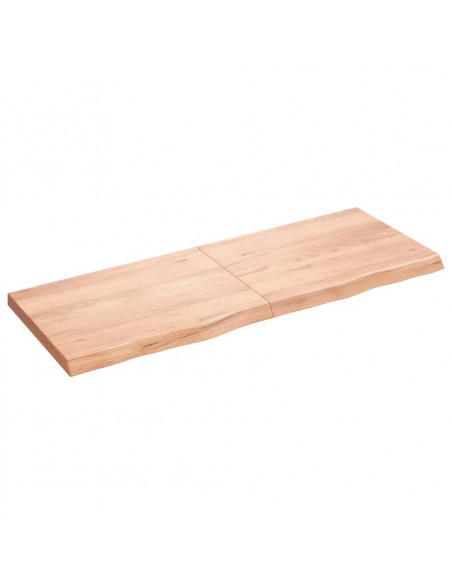 Ripiano Muro Marrone 160x60x(2-6) cm Massello Rovere Trattato