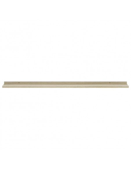 Mensole da Parete 4 pz Bianco e Rovere Sonoma 115x9x3 cm