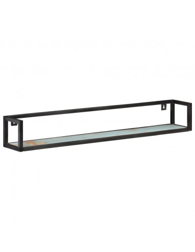 Mensole a Muro 2 pz 120 cm in Legno Massello di Recupero