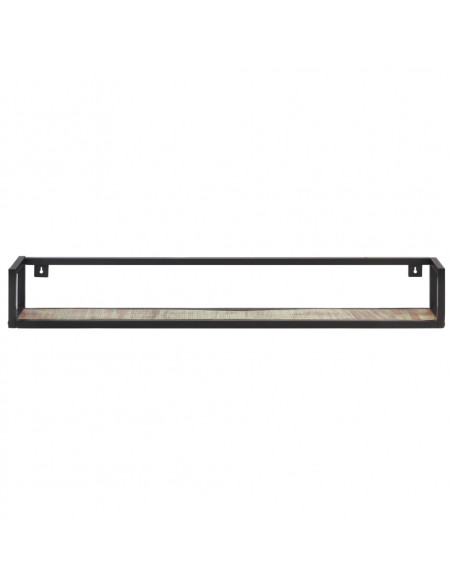 Mensole a Muro 2 pz 120 cm in Legno Massello di Recupero