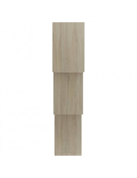 Mensole a Muro Cubiche in Rovere Sonoma 68x15x68cm Truciolato