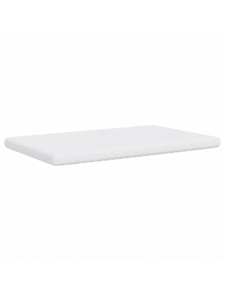 Materasso in Schiuma Bianco 140x210 cm 7 Zone Durezza 20 ILD