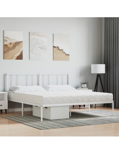 Materasso in Schiuma Bianco 160x210 cm Durezza H2 H3