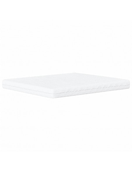 Materasso in Schiuma Bianco 160x210 cm Durezza H2 H3