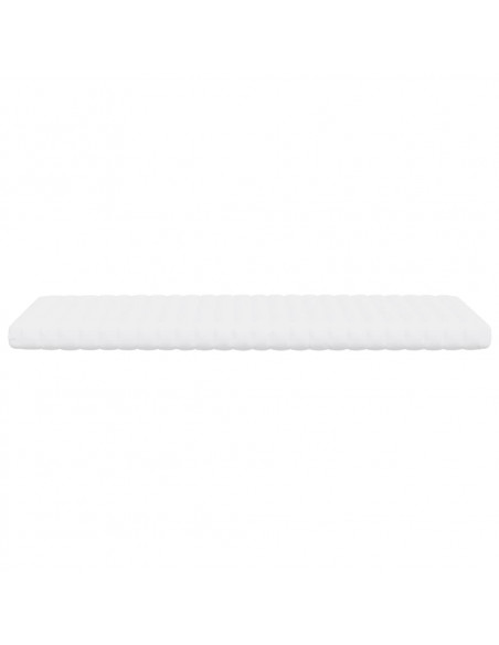 Materasso in Schiuma Bianco 80x220 cm 7 Zone Durezza 20 ILD