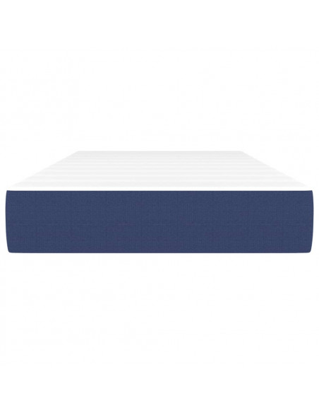 Materasso a Molle Insacchettate Blu 120x190x20 cm in Tessuto