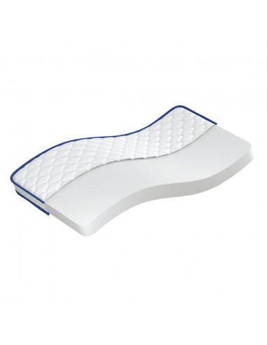 Materasso Viscoelastico Bianco 100x200x17 cm