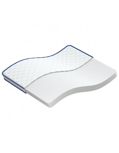 Materasso Viscoelastico Bianco 140x190x17 cm