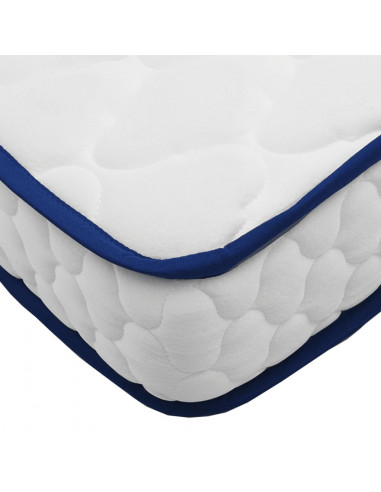 Materasso Viscoelastico Bianco 140x190x17 cm