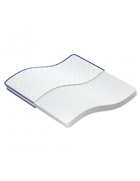 Materasso Viscoelastico Bianco 200x200x17 cm